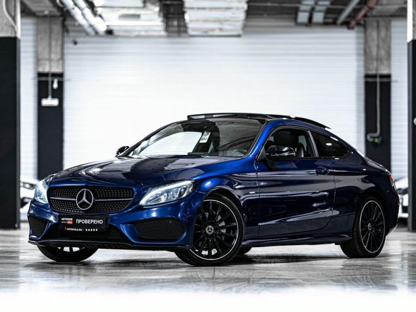 Синий Мерседес