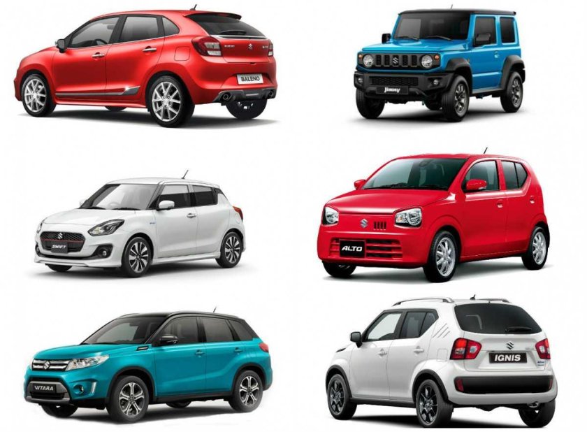 Судзуки Модельный ряд 2021