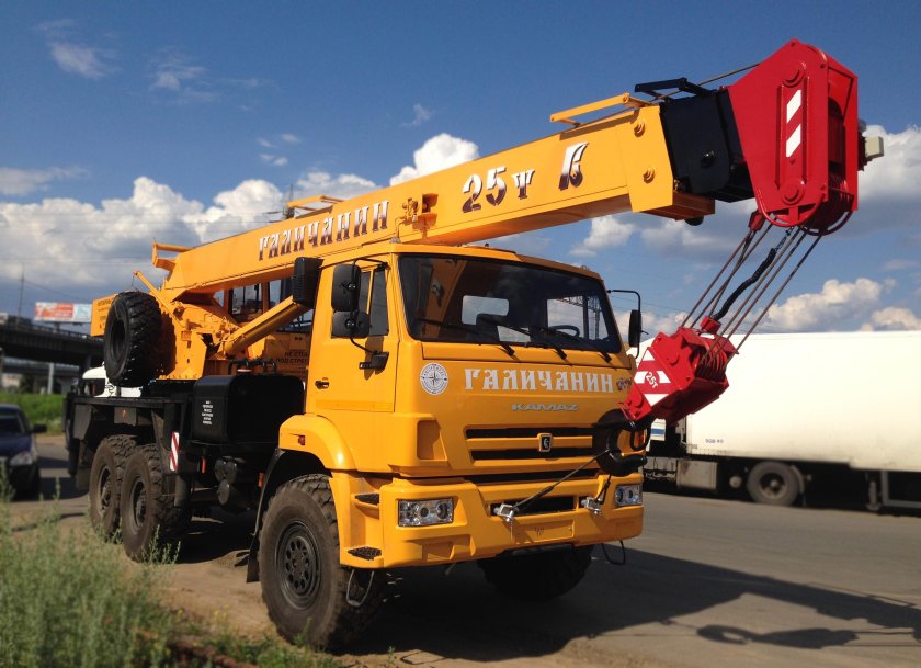 Автокран Галичанин 25