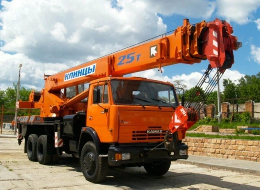 КАМАЗ кран Клинцы 25т