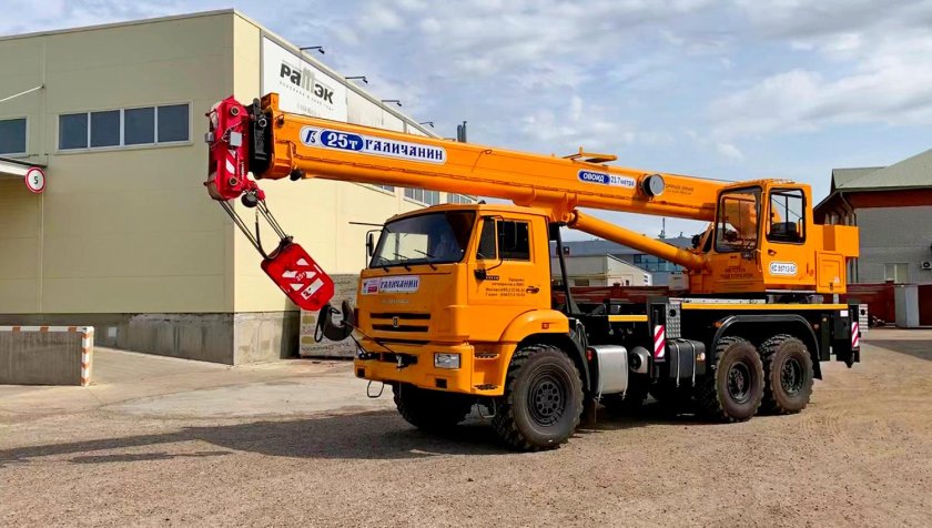 КАМАЗ кран Галичанин 25 тонн