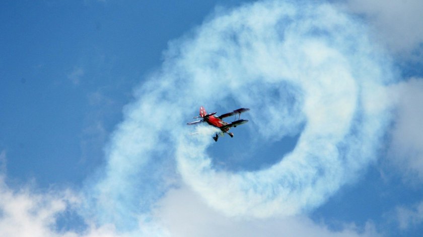 Воздушные пируэты самолета