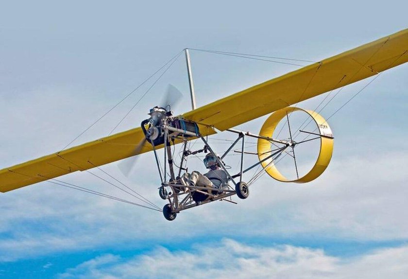 Ультралайт биплан самолет