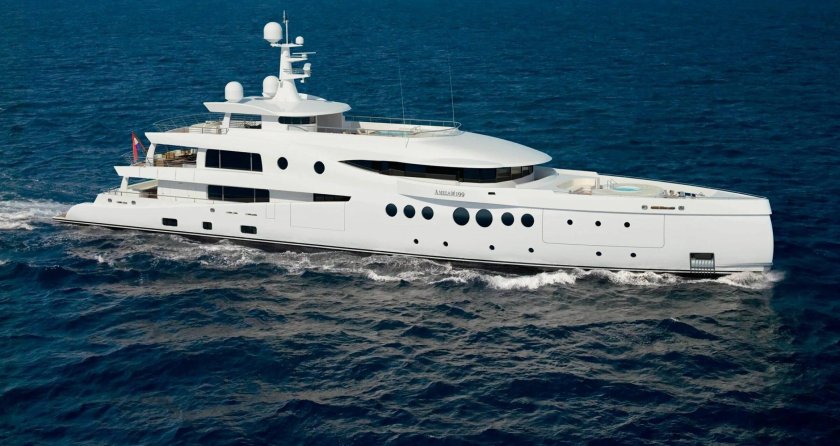 Яхта Amels 199 планировка