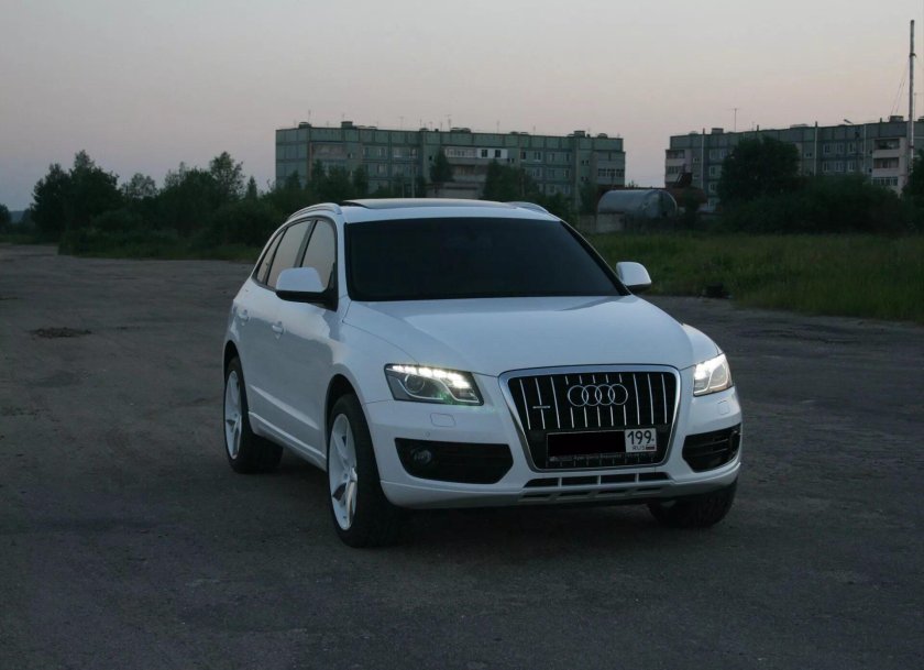 Audi q5 белая