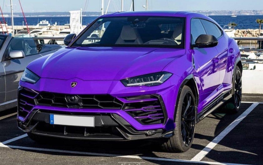 Lamborghini Urus 2020 фиолетовый