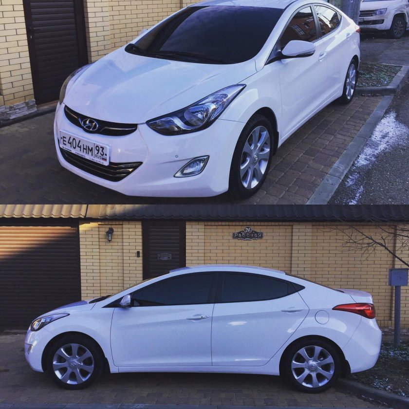 Хендай Элантра 2012 белый
