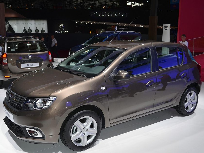 Предпочтительный цвет авто Дачия