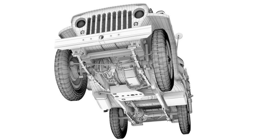 Джип Виллис рама