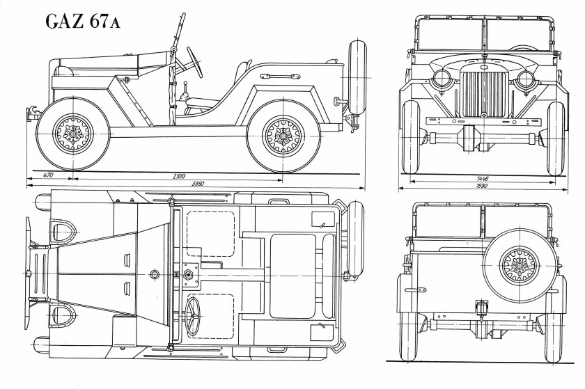 ГАЗ 67 И Виллис