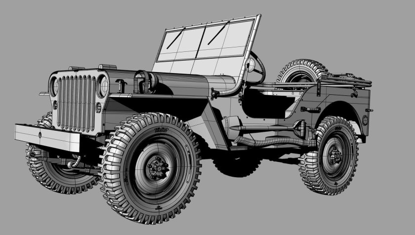 Джип Виллис габариты