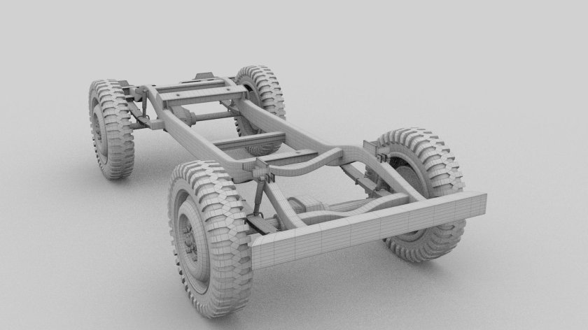 Jeep Willys из бумаги