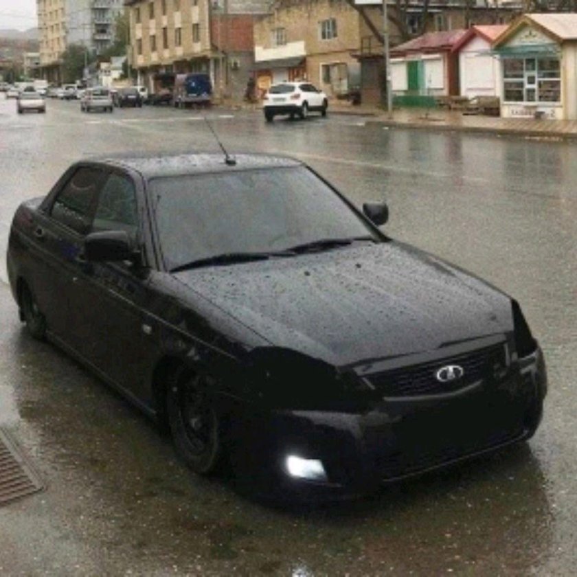 Приора 1 черная