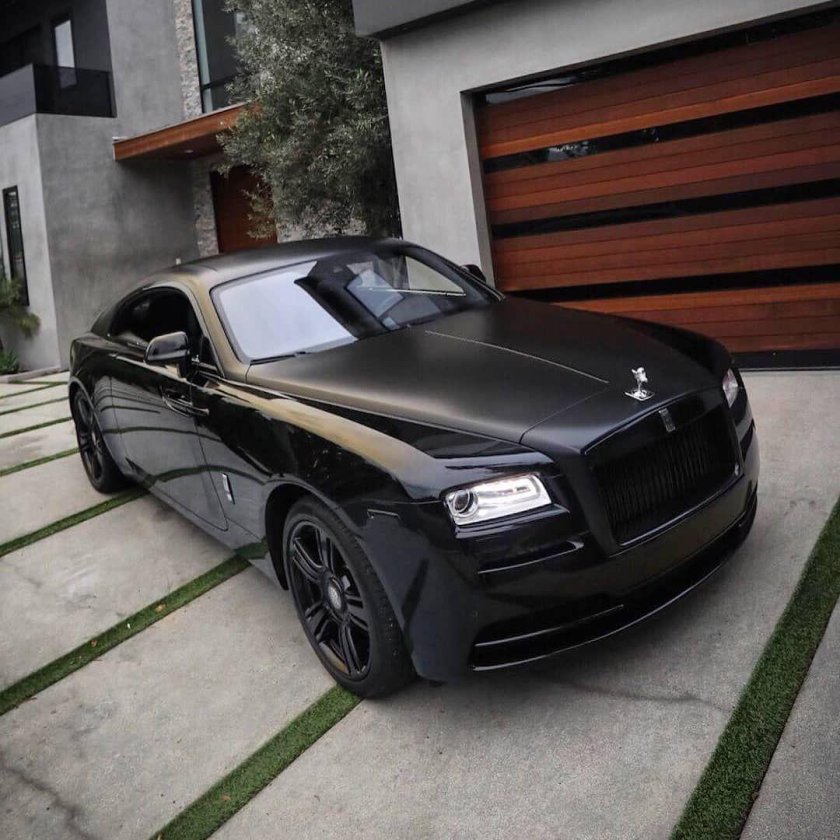 Black Matte finish rols Royce
