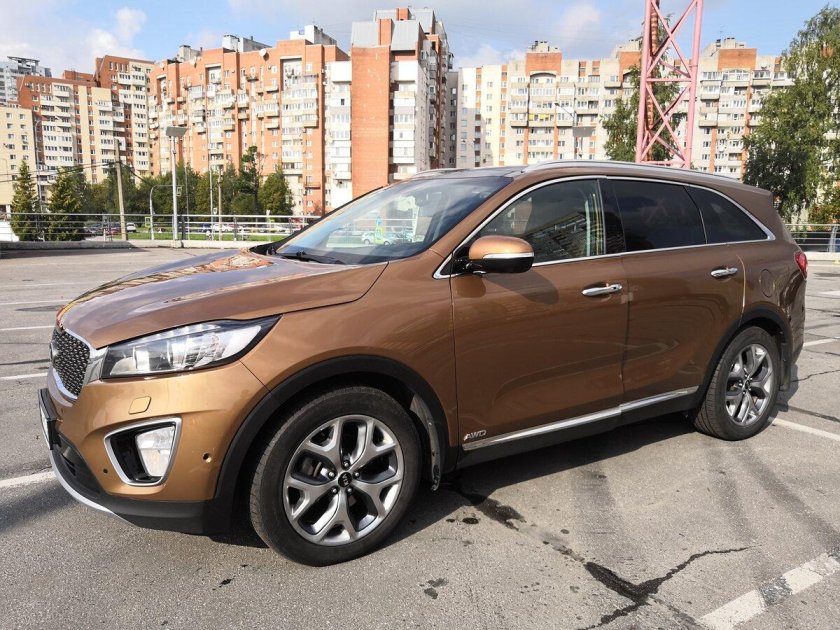 Kia Sorento Prime 2016 коричневый