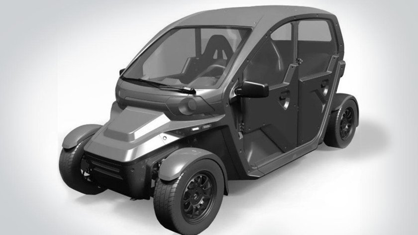 Электромобиль uv-4 калашников.