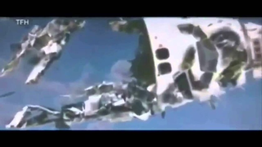 Взрыв шаттла Колумбия 2003