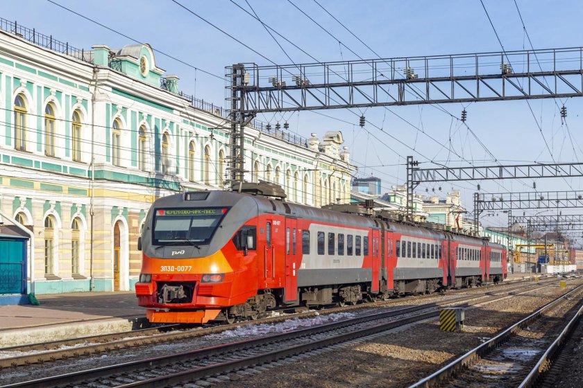 Электропоезд эп3д красноярск