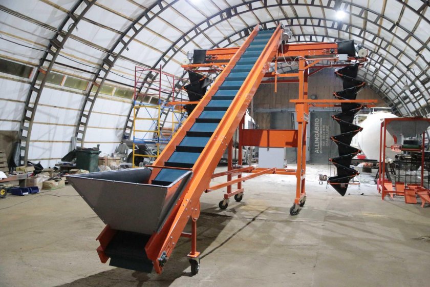 Конвейер для наполнения