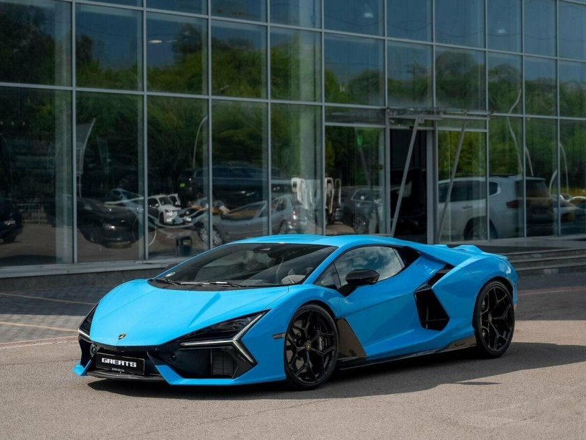 Синий ламборгини