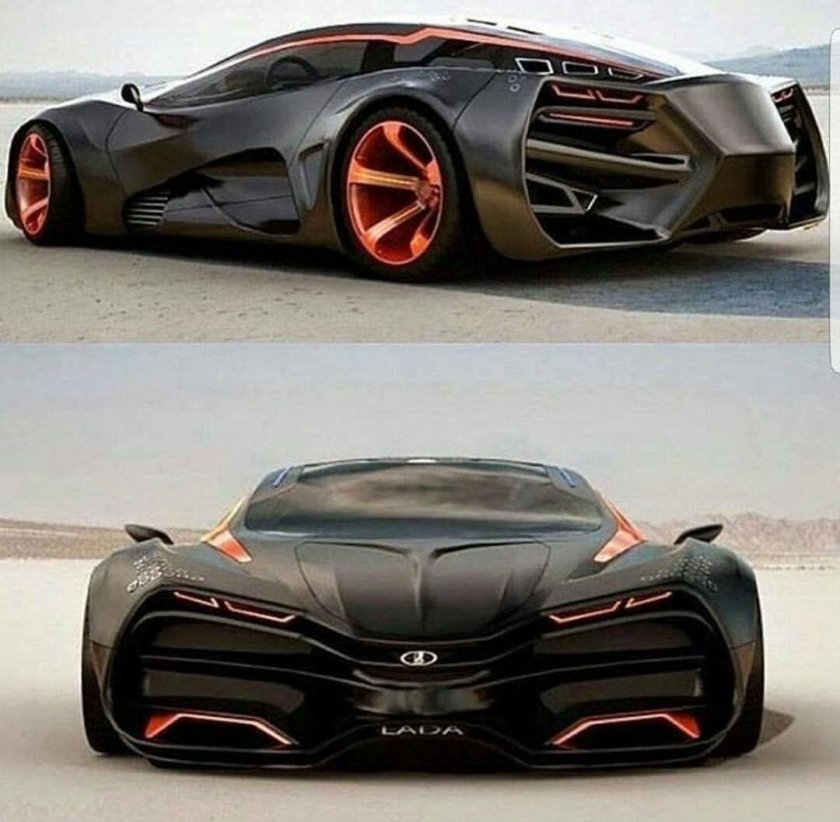 Лада суперкар lada raven