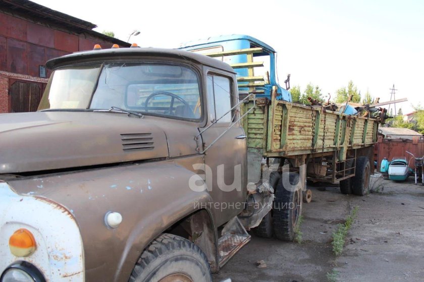 ЗИЛ 130 полуприцеп
