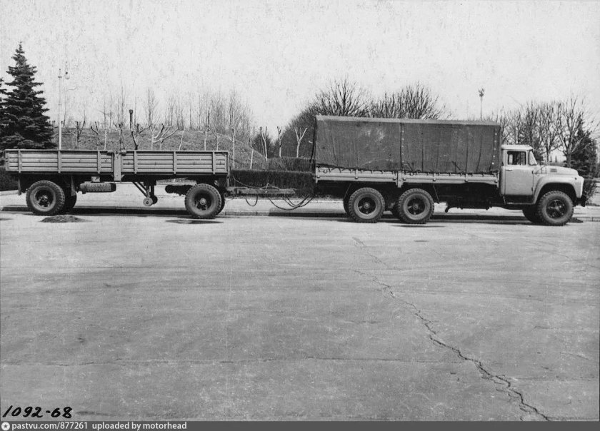 ЗИЛ 133 г2 с прицепом