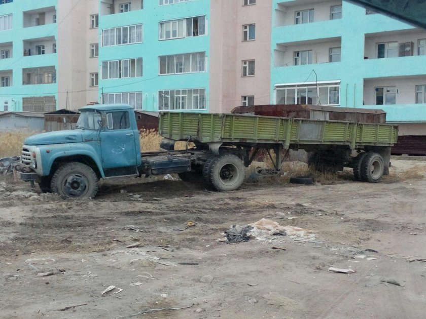 ЗИЛ 130 в1 с полуприцепом