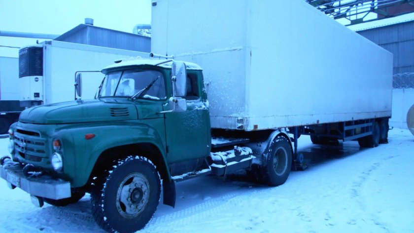 ЗИЛ 130 полуприцеп