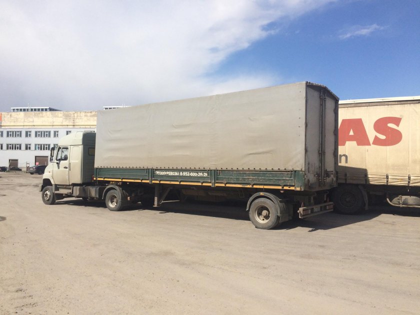 ЗИЛ 5301 тягач с полуприцепом