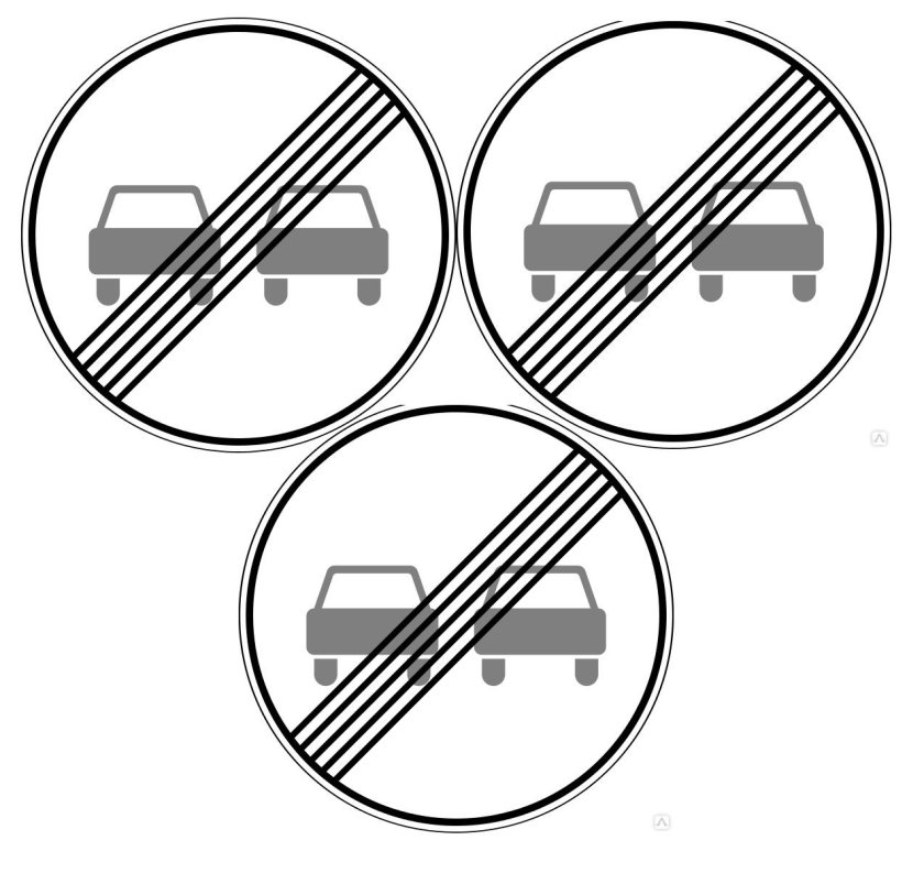 Конец зоны ограничения максимальной скорости