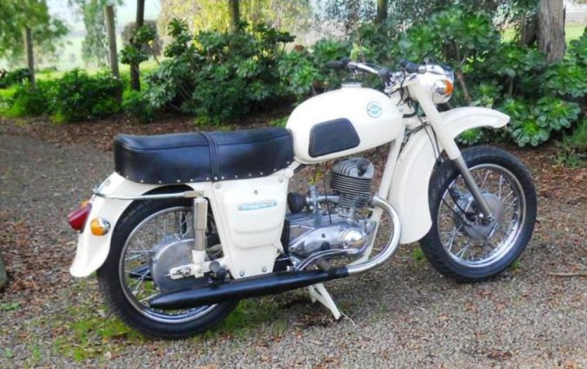 Мотоцикл ИЖ Планета 3 белый