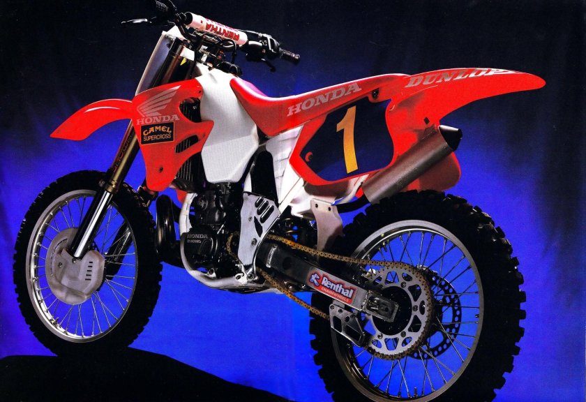 Кроссовый мотоцикл honda