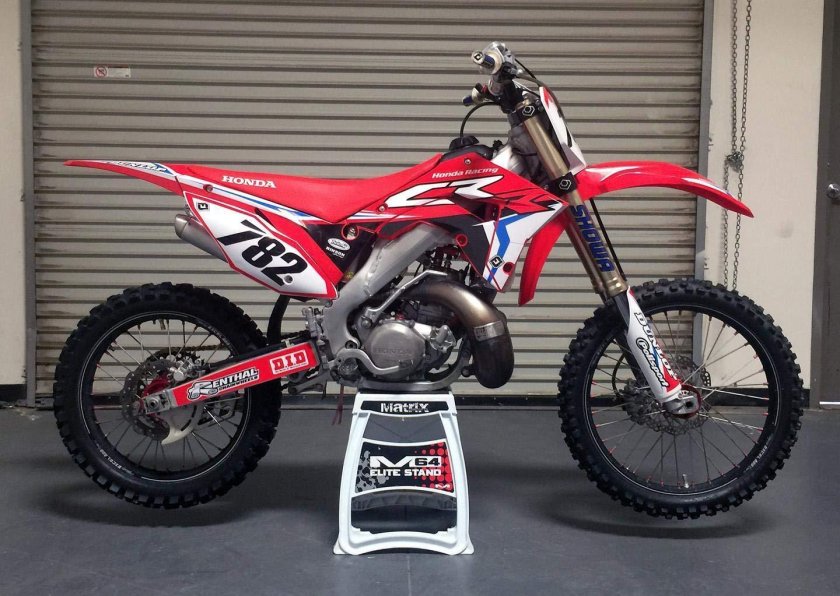 Кроссовый мотоцикл honda