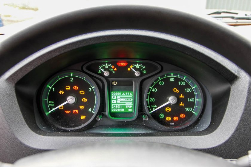 Урал next приборная панель