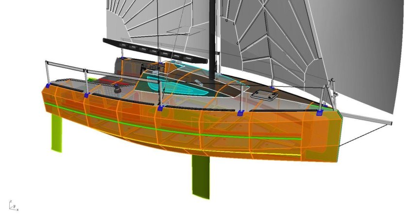 Крейсерский швертбот Лион 800