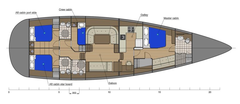 Стальная парусная яхта 67 футов