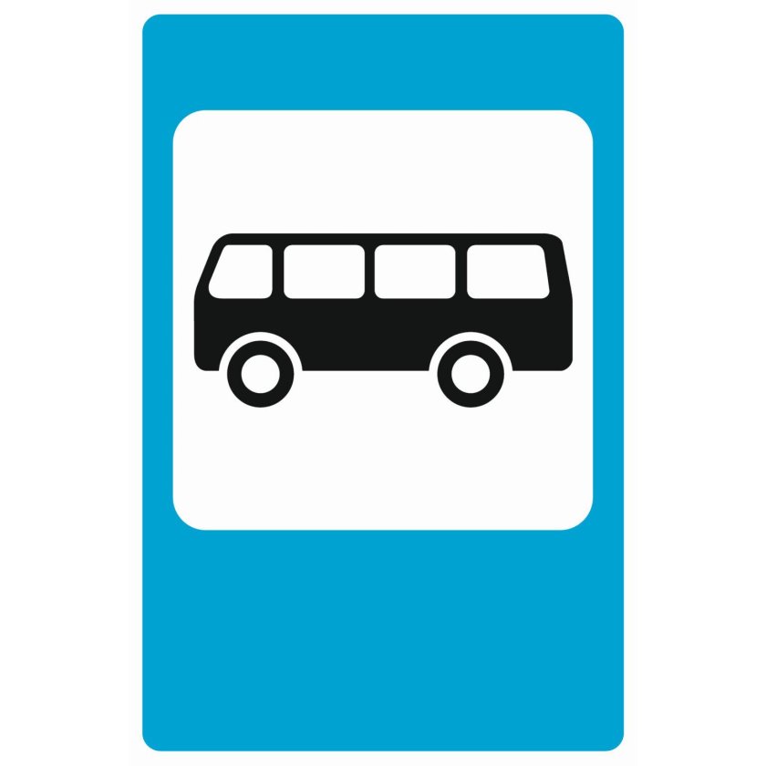 Знак автобусная остановка