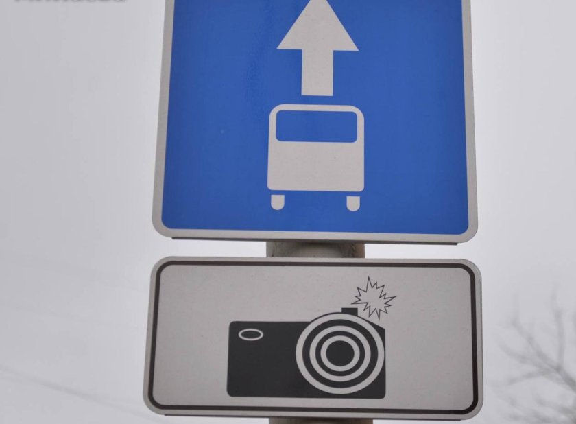 Знак полоса общественного транспорта