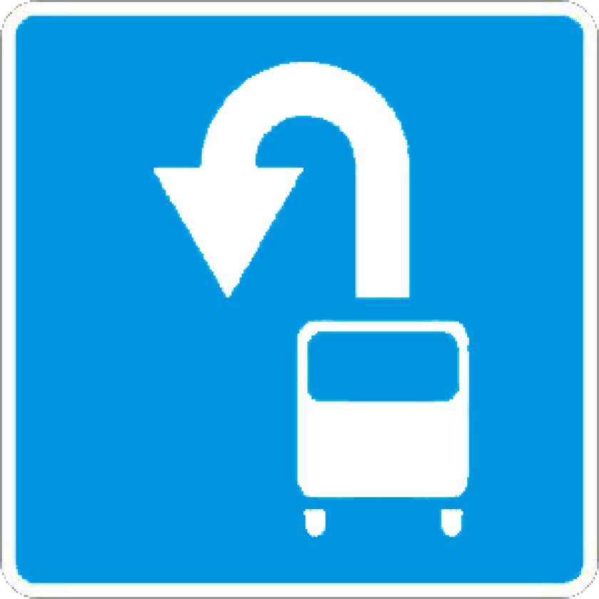 Знак для маршрутных транспортных средств