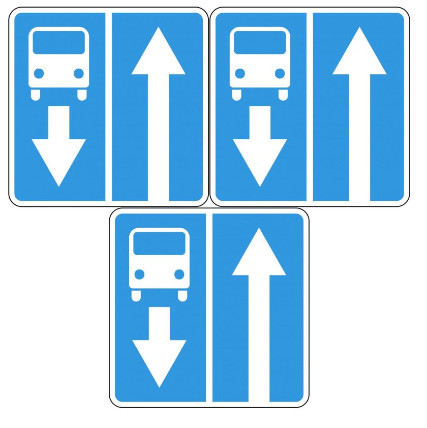 5.11.1 "Дорога с полосой для маршрутных транспортных средств".