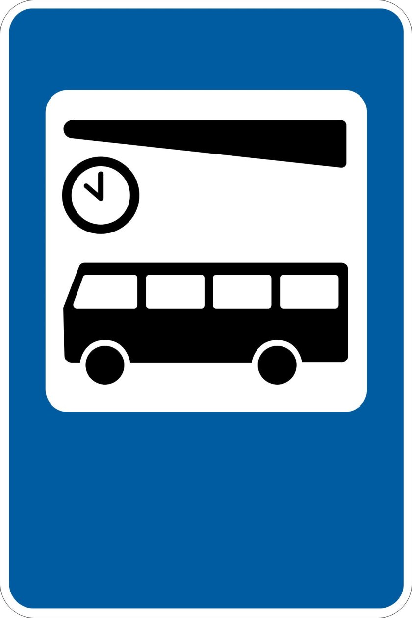 Автобусный знак