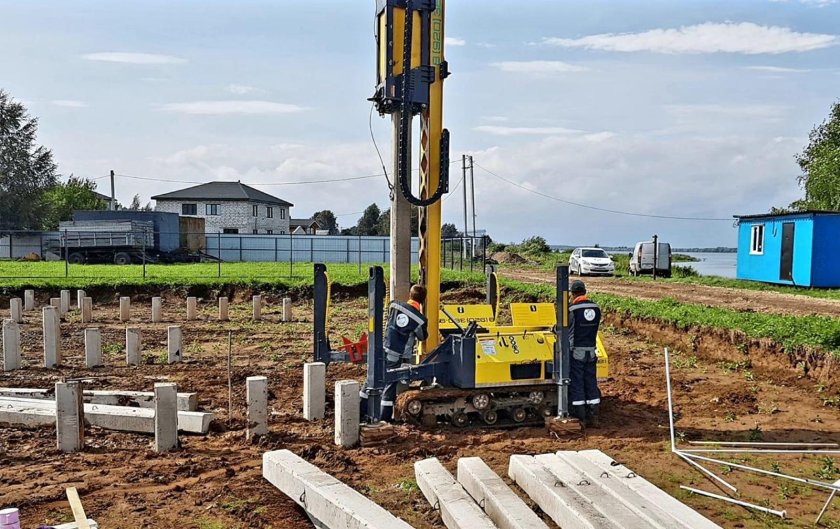 Забивка жб свай