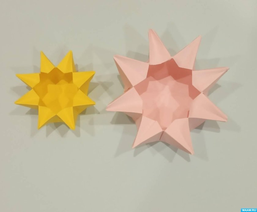 Поделка Звёздочки в коробке