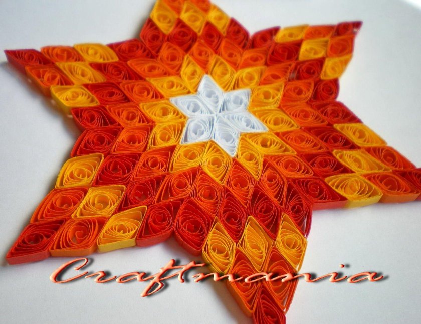 Квиллинг звезда