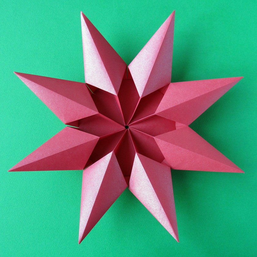 Оригами звезда