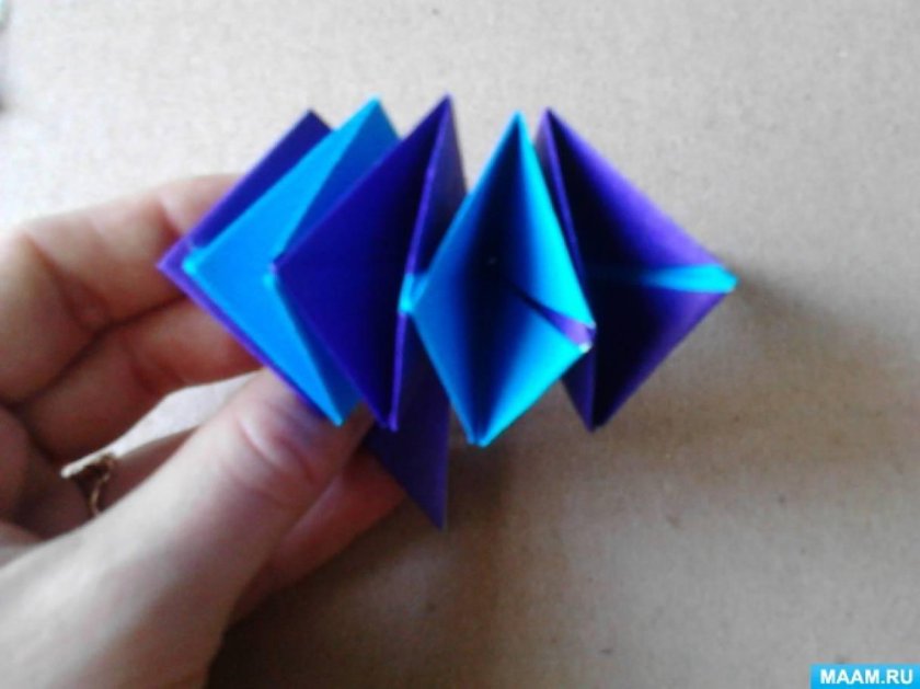 Колокольчик оригами
