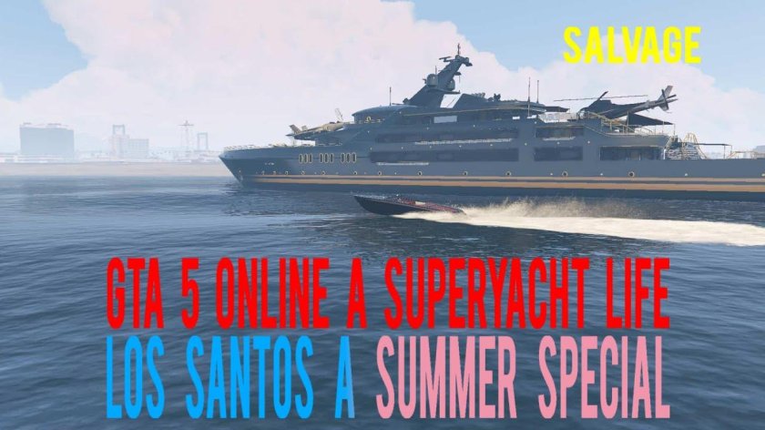 GTA online Superyacht