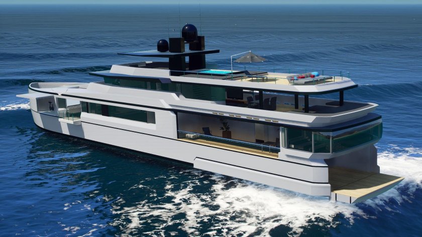 Яхта из ГТА 5