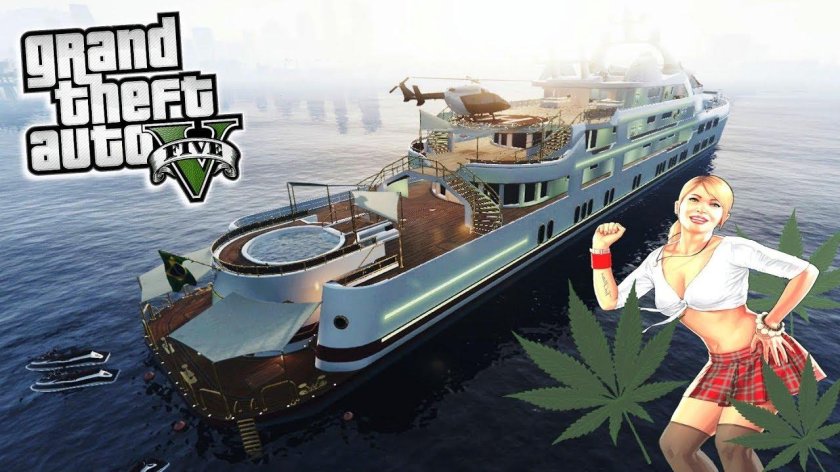 ГТА 5 суперяхта